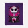 Jack Skellington Glitch-none fleece blanket-danielmorris1993