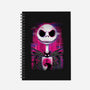 Jack Skellington Glitch-none dot grid notebook-danielmorris1993