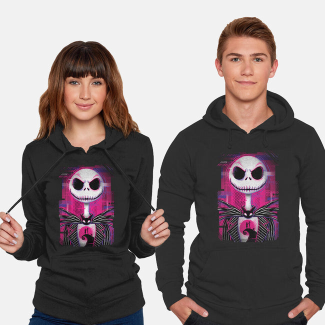 Jack Skellington Glitch-unisex pullover sweatshirt-danielmorris1993