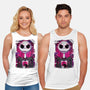 Jack Skellington Glitch-unisex basic tank-danielmorris1993