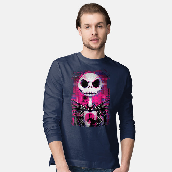 Jack Skellington Glitch-mens long sleeved tee-danielmorris1993