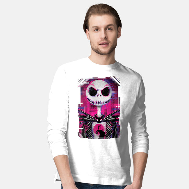 Jack Skellington Glitch-mens long sleeved tee-danielmorris1993