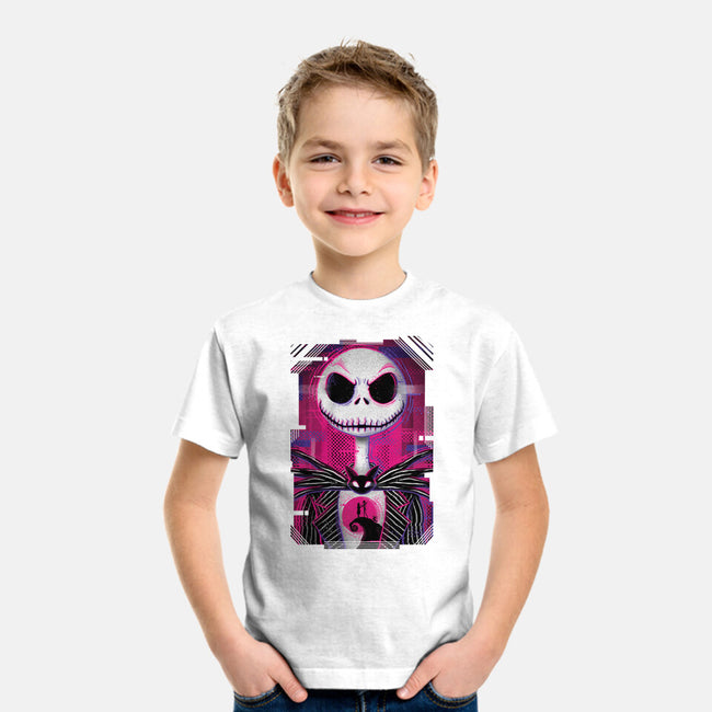 Jack Skellington Glitch-youth basic tee-danielmorris1993