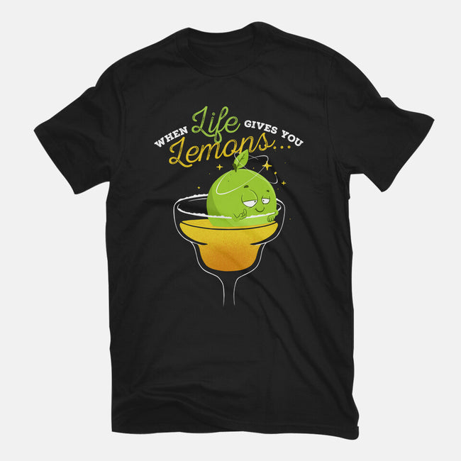 When Life Gives You Lemons-womens basic tee-zawitees