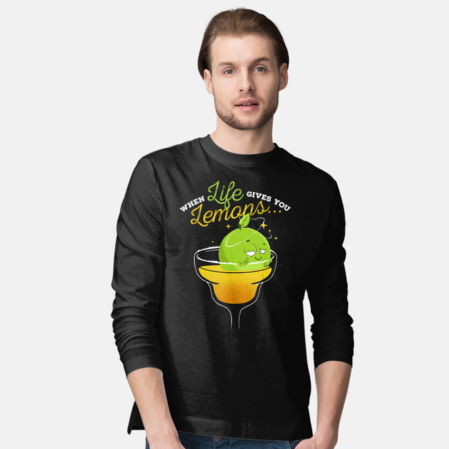 When Life Gives You Lemons-mens long sleeved tee-zawitees