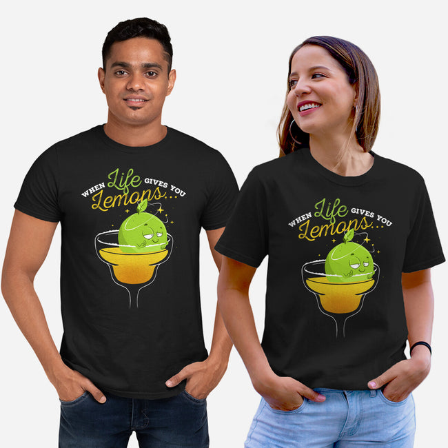 When Life Gives You Lemons-unisex basic tee-zawitees