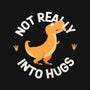 Not Really Into Hugs-none removable cover w insert throw pillow-zawitees