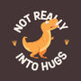 Not Really Into Hugs-none removable cover w insert throw pillow-zawitees
