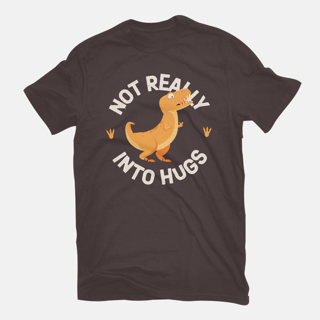 Not Really Into Hugs-womens basic tee-zawitees