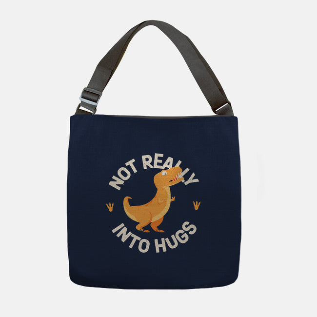 Not Really Into Hugs-none adjustable tote bag-zawitees