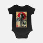 Jason In Japan Woodblock-baby basic onesie-DrMonekers