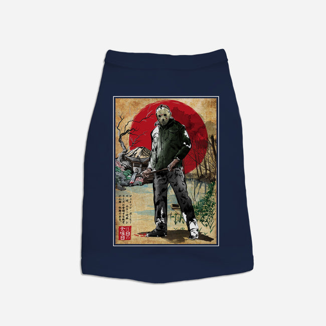 Jason In Japan Woodblock-cat basic pet tank-DrMonekers