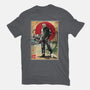 Jason In Japan Woodblock-mens basic tee-DrMonekers