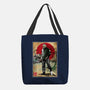 Jason In Japan Woodblock-none basic tote bag-DrMonekers