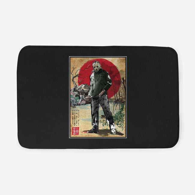 Jason In Japan Woodblock-none memory foam bath mat-DrMonekers