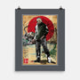 Jason In Japan Woodblock-none matte poster-DrMonekers