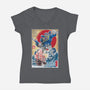 Soundwave In Japan-womens v-neck tee-DrMonekers