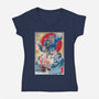 Soundwave In Japan-womens v-neck tee-DrMonekers