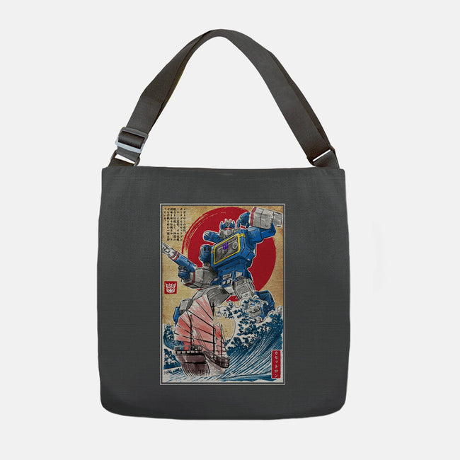 Soundwave In Japan-none adjustable tote bag-DrMonekers