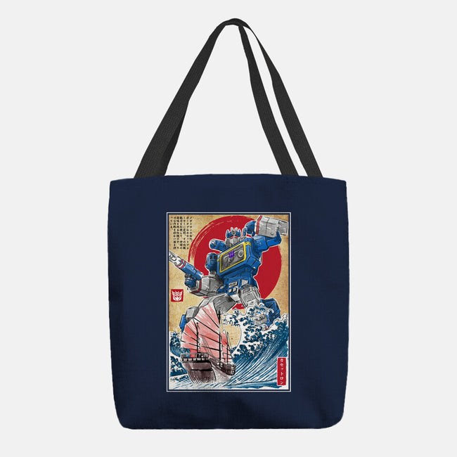 Soundwave In Japan-none basic tote bag-DrMonekers