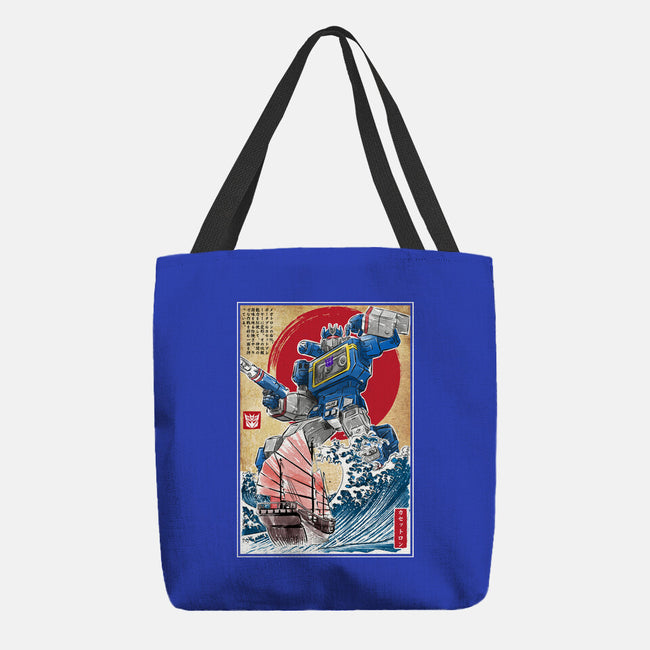 Soundwave In Japan-none basic tote bag-DrMonekers