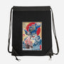 Soundwave In Japan-none drawstring bag-DrMonekers