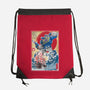 Soundwave In Japan-none drawstring bag-DrMonekers