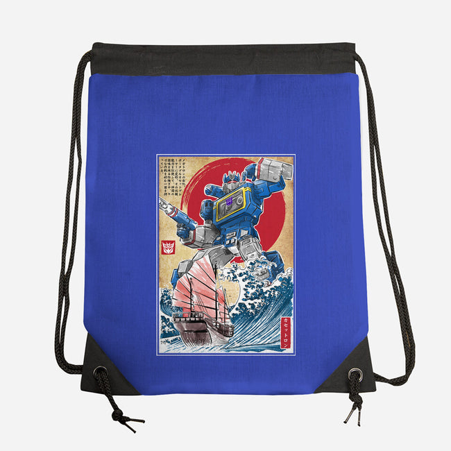 Soundwave In Japan-none drawstring bag-DrMonekers