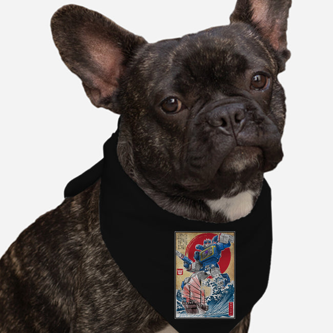 Soundwave In Japan-dog bandana pet collar-DrMonekers