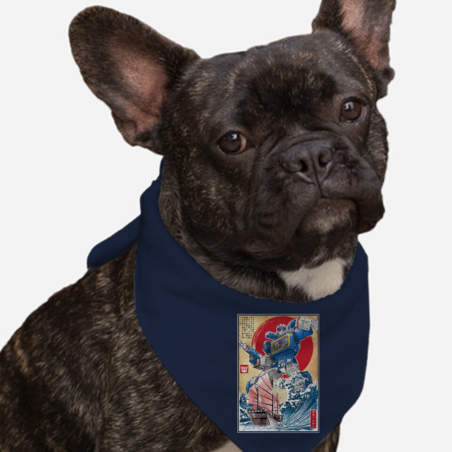 Soundwave In Japan-dog bandana pet collar-DrMonekers