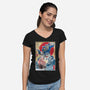 Soundwave In Japan-womens v-neck tee-DrMonekers