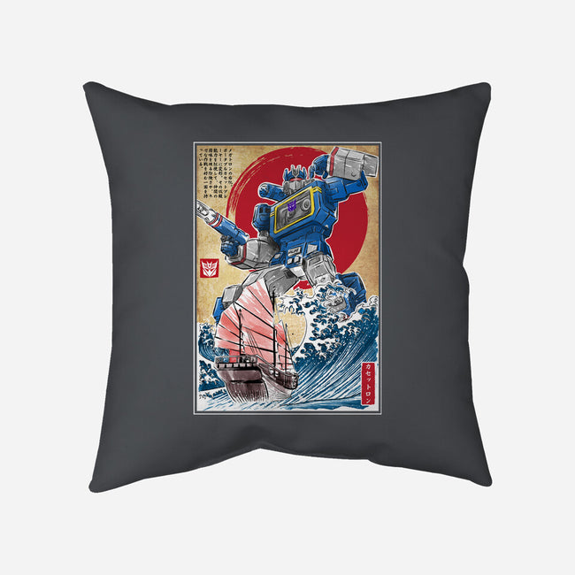 Soundwave In Japan-none removable cover w insert throw pillow-DrMonekers