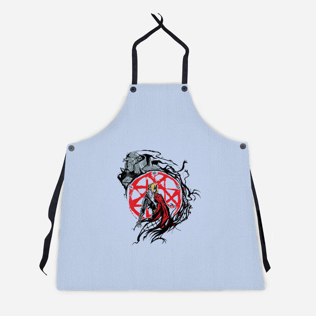 Fullmetal Circle-unisex kitchen apron-Fearcheck