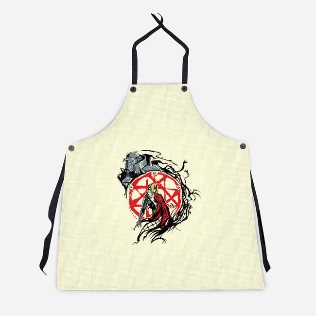 Fullmetal Circle-unisex kitchen apron-Fearcheck