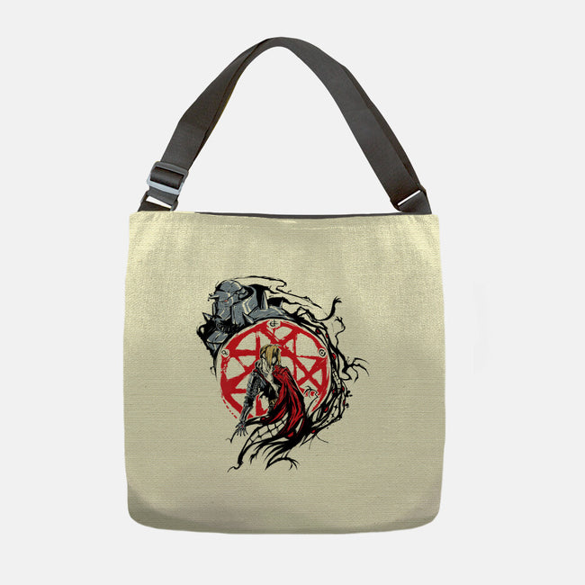 Fullmetal Circle-none adjustable tote bag-Fearcheck