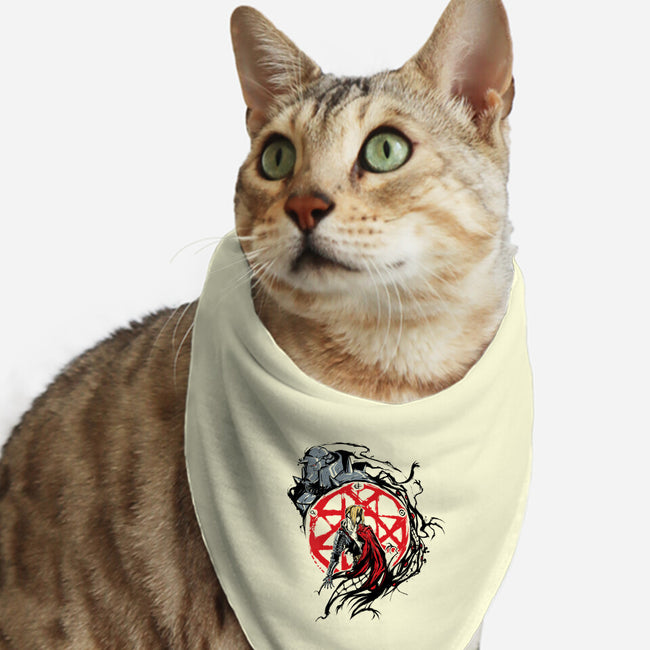 Fullmetal Circle-cat bandana pet collar-Fearcheck