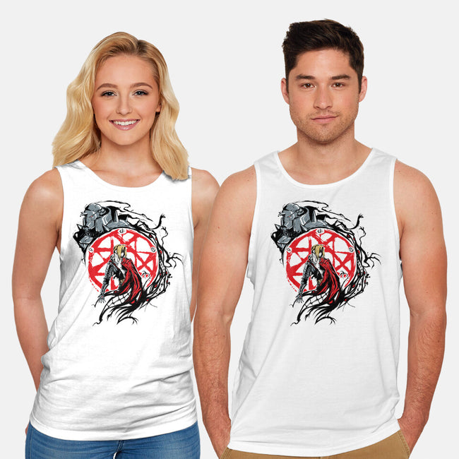 Fullmetal Circle-unisex basic tank-Fearcheck