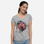 Fullmetal Circle-womens v-neck tee-Fearcheck