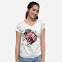 Fullmetal Circle-womens v-neck tee-Fearcheck