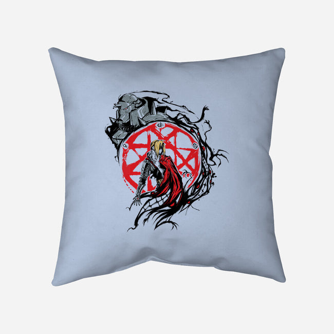 Fullmetal Circle-none removable cover w insert throw pillow-Fearcheck