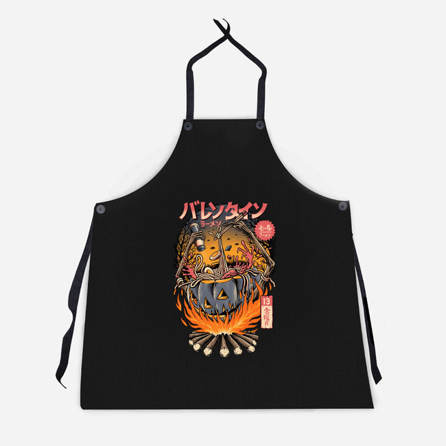 Ramen Spooky-unisex kitchen apron-sober artwerk