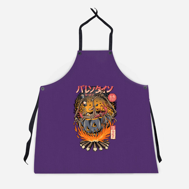 Ramen Spooky-unisex kitchen apron-sober artwerk