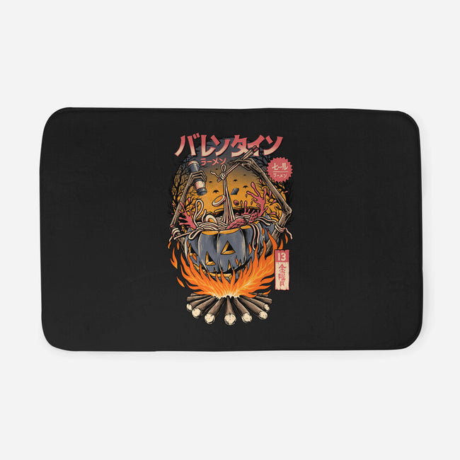 Ramen Spooky-none memory foam bath mat-sober artwerk