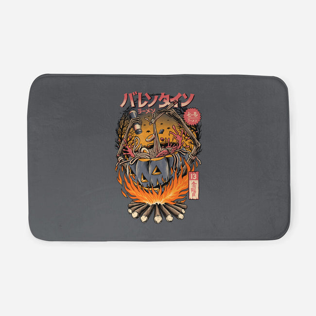 Ramen Spooky-none memory foam bath mat-sober artwerk