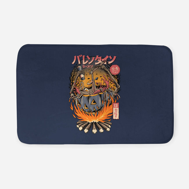 Ramen Spooky-none memory foam bath mat-sober artwerk