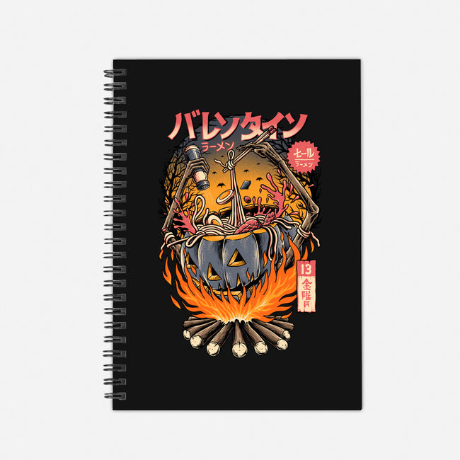 Ramen Spooky-none dot grid notebook-sober artwerk