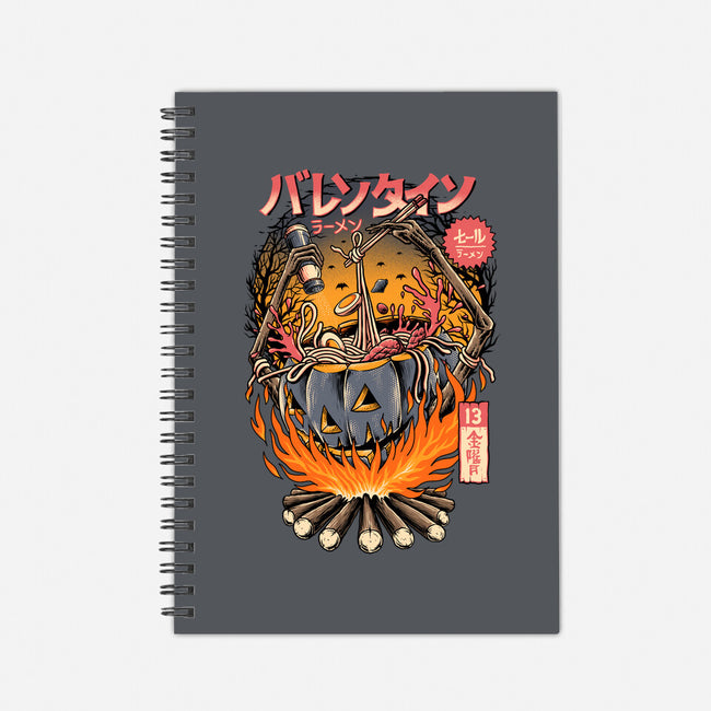 Ramen Spooky-none dot grid notebook-sober artwerk