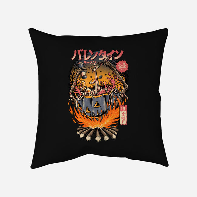 Ramen Spooky-none removable cover w insert throw pillow-sober artwerk