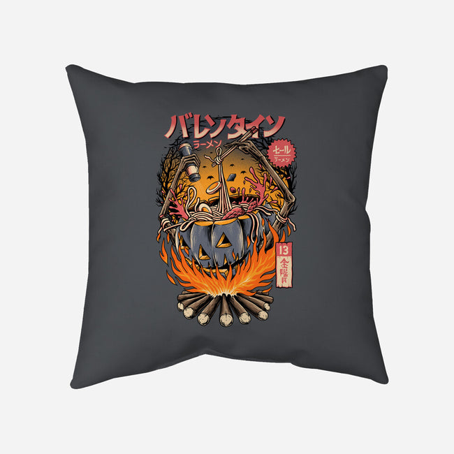 Ramen Spooky-none removable cover w insert throw pillow-sober artwerk