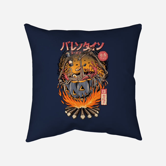 Ramen Spooky-none removable cover w insert throw pillow-sober artwerk